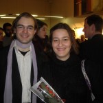 avec Marie Soubestre, après un concert-lecture autour de Théophile Gautier, avec DIdier Sandre, à Mériel le 5 février 2011